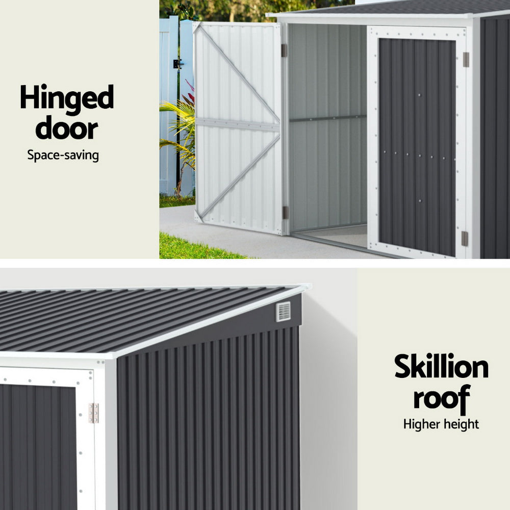 Giantz Garden Shed Sheds Outdoor Storage 2.06x2.03M Tool Workshop House Shelter-4