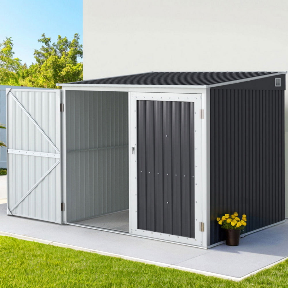 Giantz Garden Shed Sheds Outdoor Storage 2.06x2.03M Tool Workshop House Shelter-6