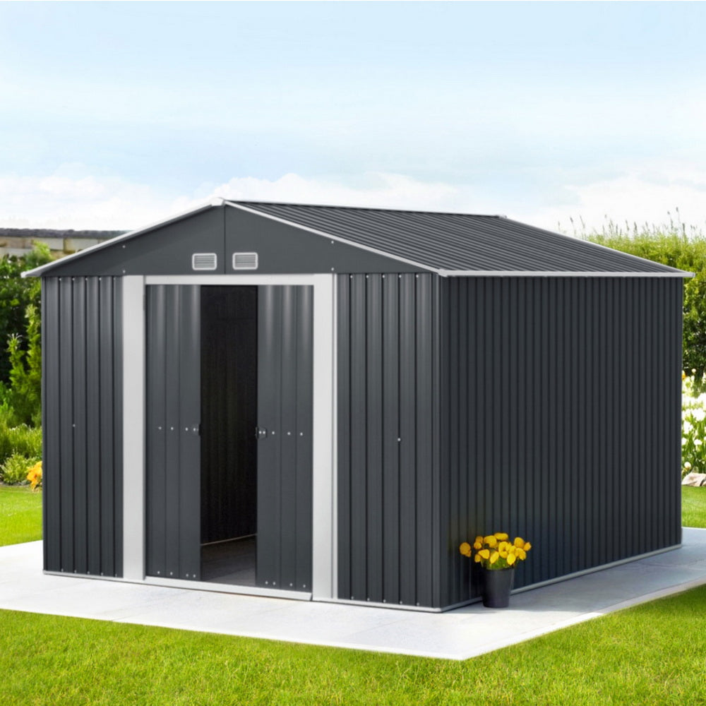 Giantz Garden Shed 3x3M Outdoor Storage Tool Workshop House Shelter-0