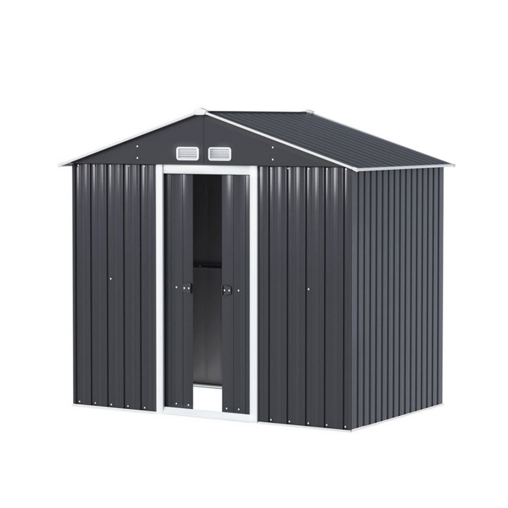 Giantz Garden Shed Outdoor Storage 2.15x1.3M Tool Workshop House Shelter Sliding Door-6