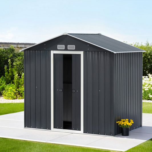 Giantz Garden Shed Outdoor Storage 2.15x1.3M Tool Workshop House Shelter Sliding Door-0