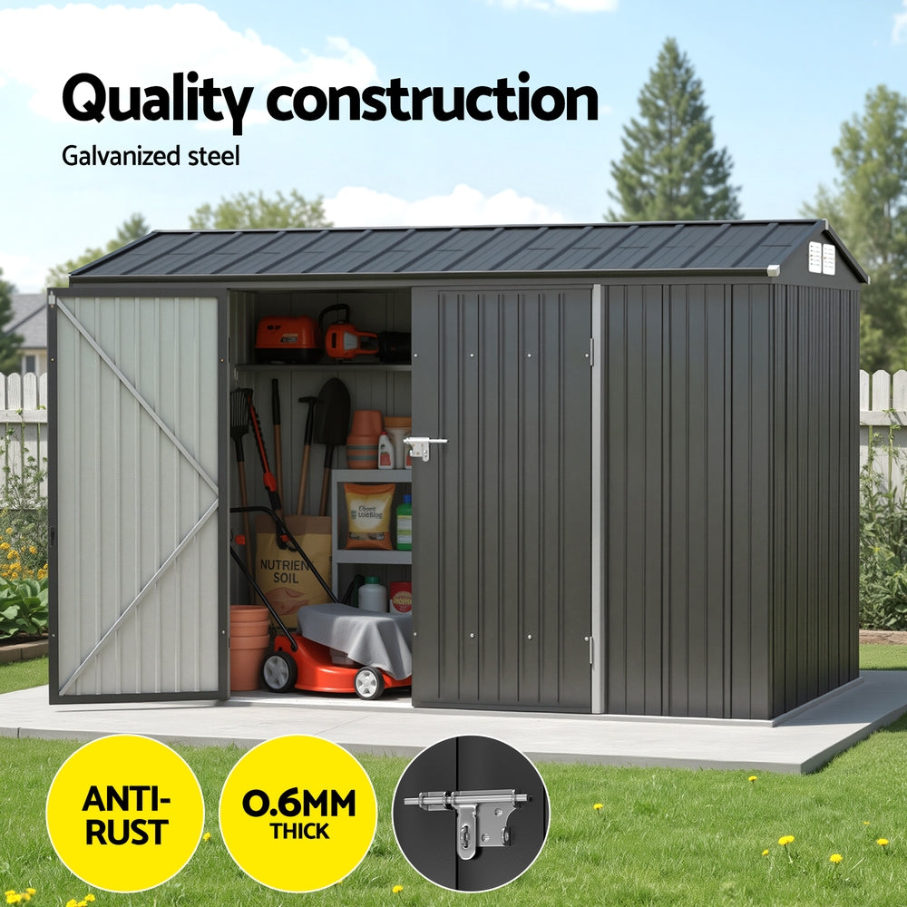 Giantz Garden Shed 3x2.18M Outdoor Storage Sheds Tool Workshop House Shelter-3
