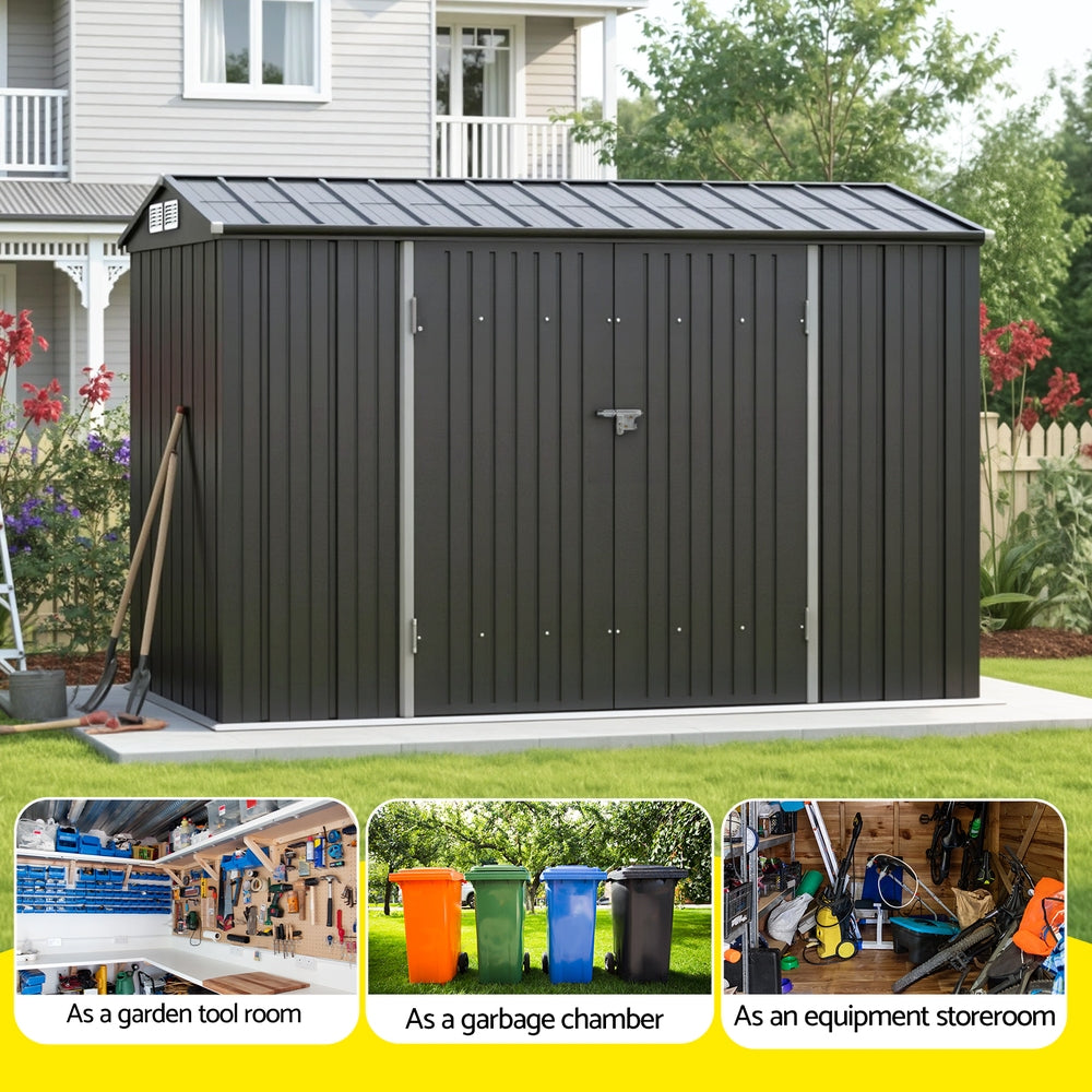 Giantz Garden Shed 3x2.18M Outdoor Storage Sheds Tool Workshop House Shelter-4