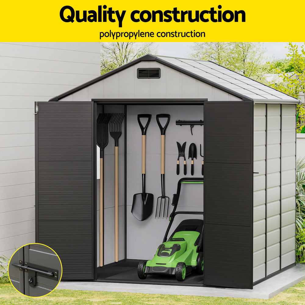 Giantz Garden Shed Sheds Outdoor Storage 2.15x2.14M Tool Workshop House Shelter-3
