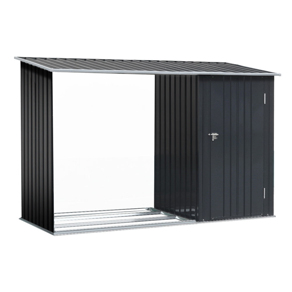 Giantz Garden Shed 2.49x1.04M Sheds Outdoor Tool Storage Workshop House Steel 2 in 1-0