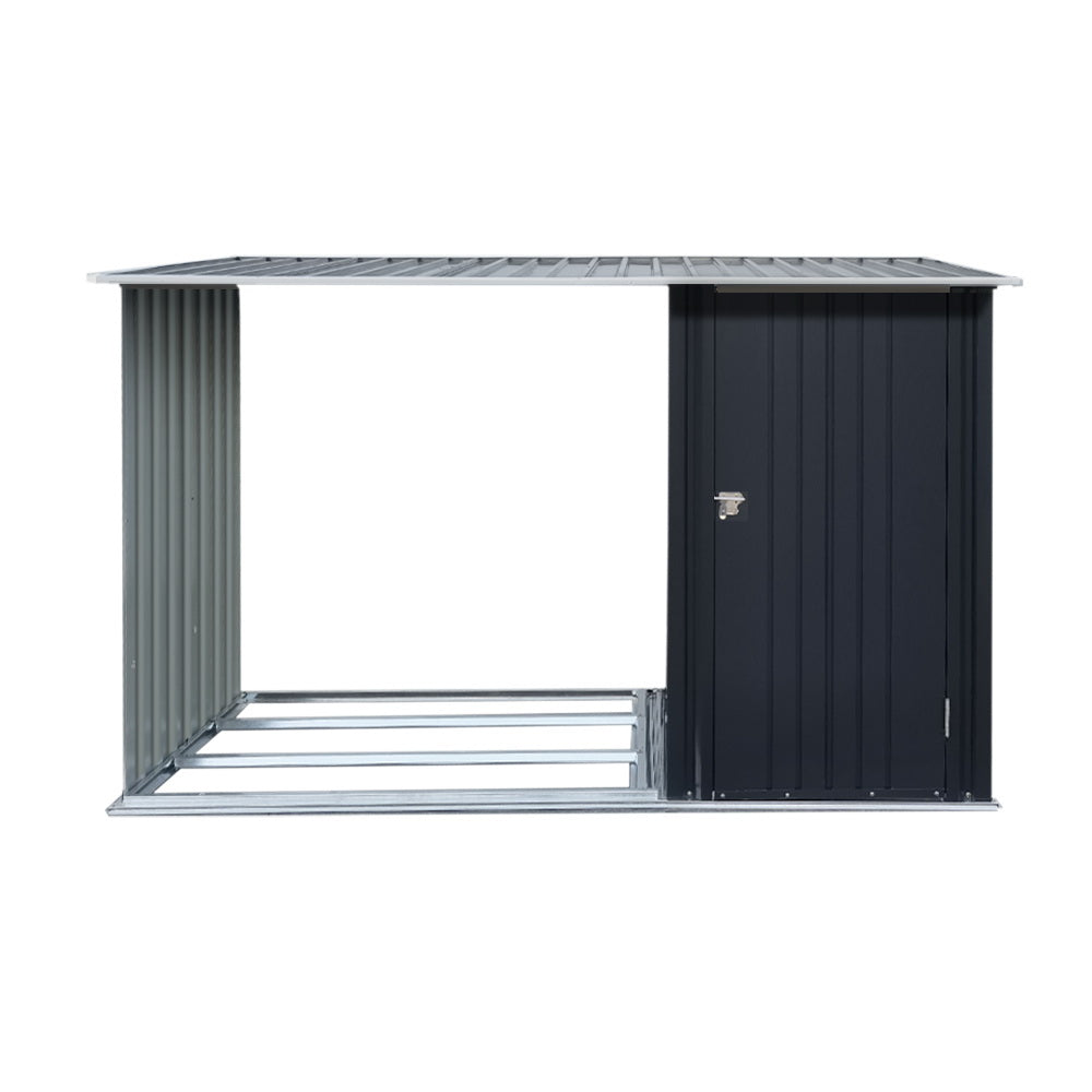 Giantz Garden Shed 2.49x1.04M Sheds Outdoor Tool Storage Workshop House Steel 2 in 1-2