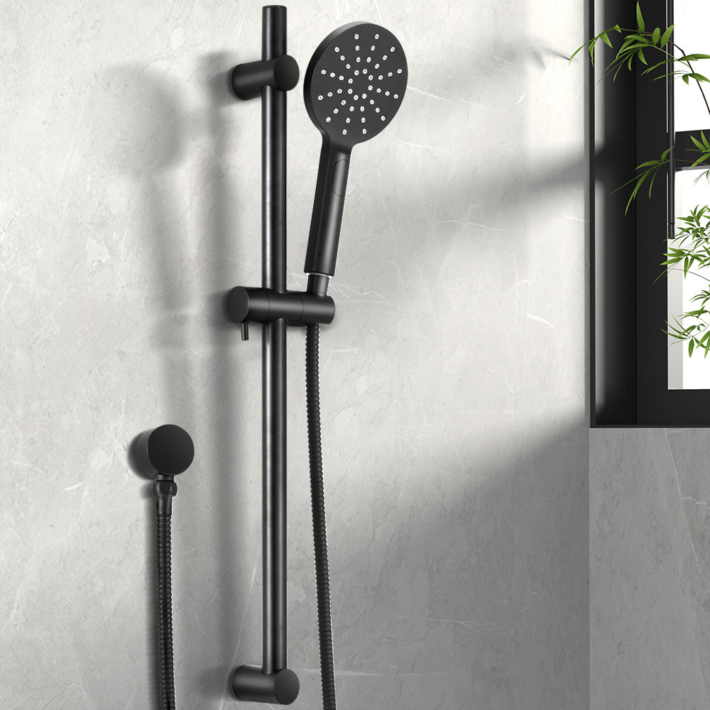 Handheld Shower Head Wall Holder 4.7'' High Pressure Adjustable 3 Modes Black-4