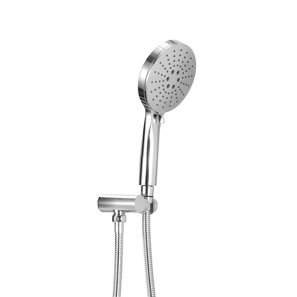 Handheld Shower Head Holder 4.7'' High Pressure Silver-0