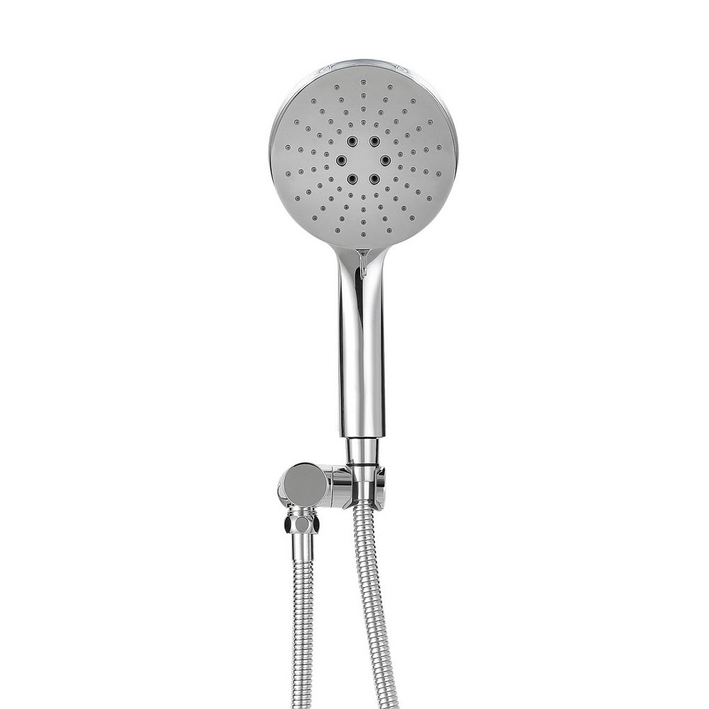 Handheld Shower Head Holder 4.7'' High Pressure Silver-2