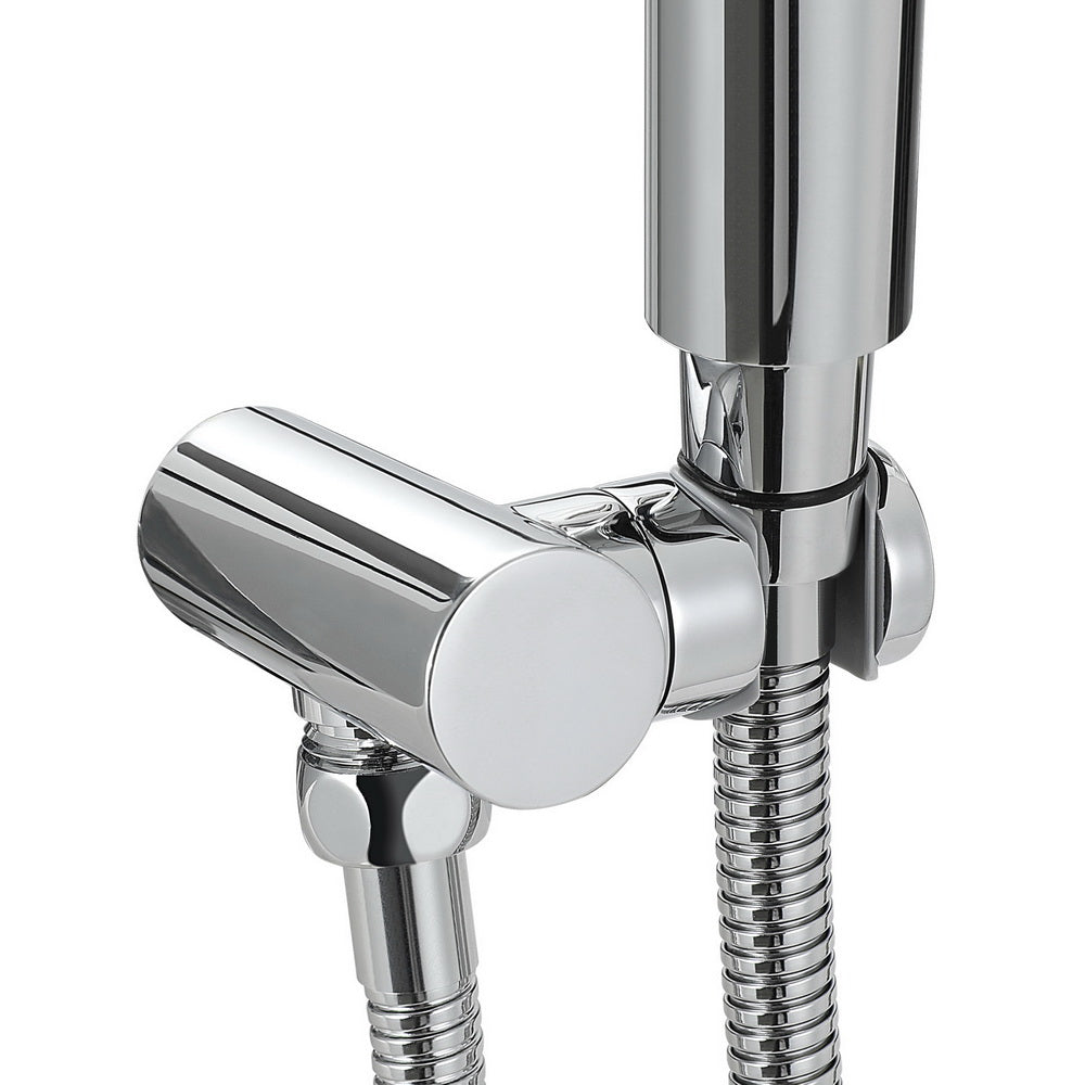 Handheld Shower Head Holder 4.7'' High Pressure Silver-4