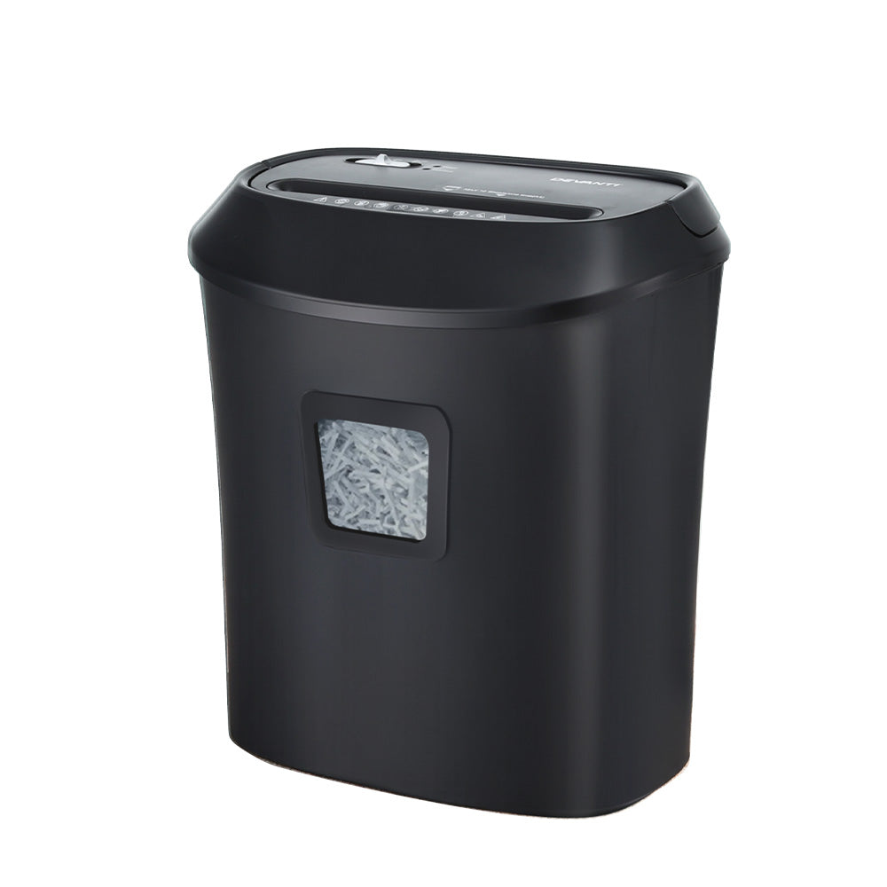 Devanti Electric Paper Shredder for Home Office 10 A4 Paper Sheet Cross-Cut Paper-6