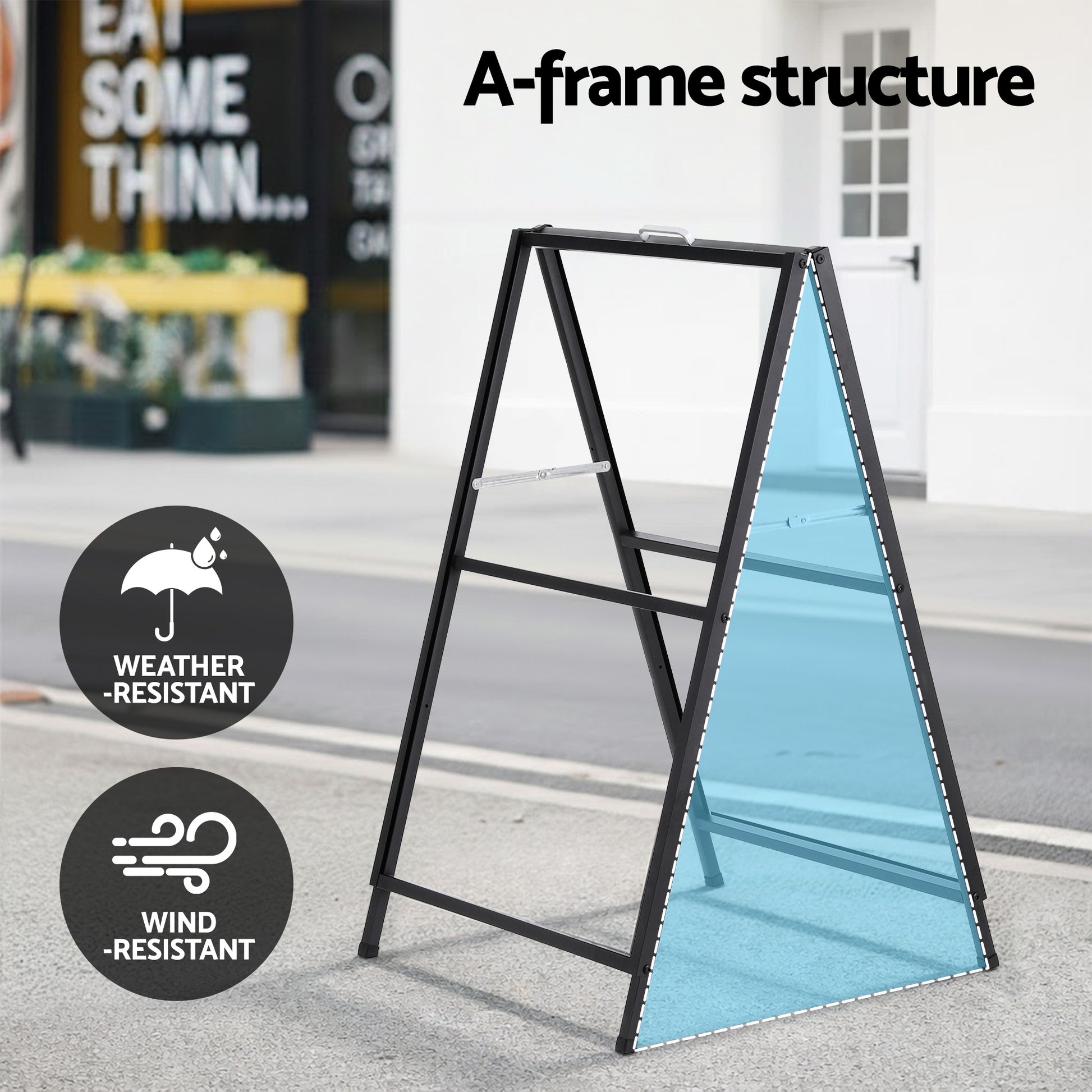 A1 Frame Sign Stand Double Sided Poster Display Board Outdoor Advertising 60x90cm-8