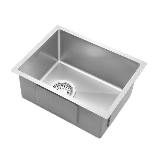 Cefito Kitchen Sink 44X34CM Stainless Steel Nano Basin Single Bowl Silver-0