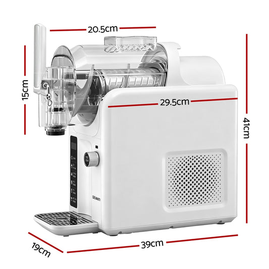 Devanti 5in1 Slushie Machine Ice Cream Maker 2L White-1