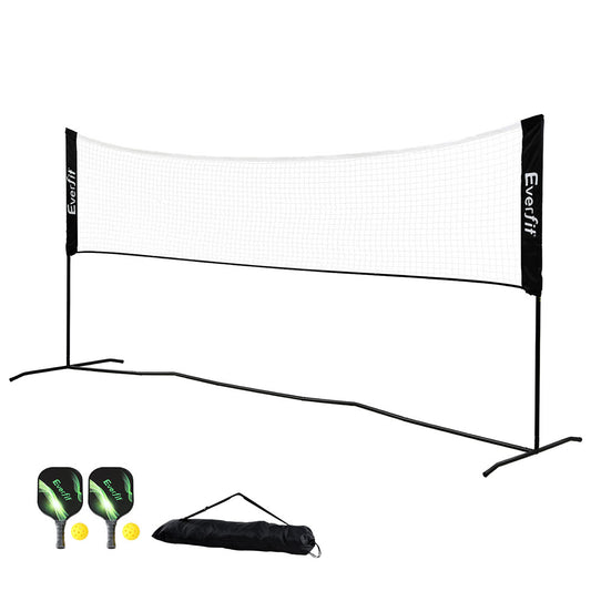 Everfit 3.6M Badminton Tennis Net Portable Volleyball Kit Adjustable Height-0