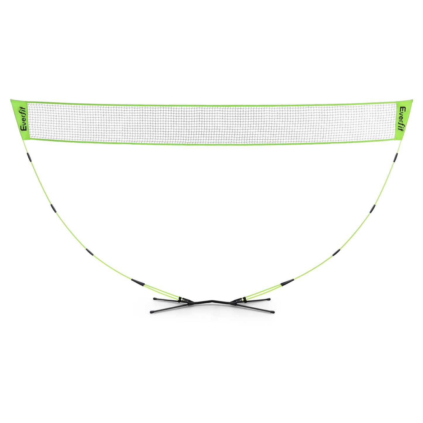 Everfit 3M Badminton Tennis Net Portable Volleyball Kit Yellow-2