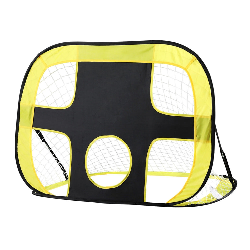 Everfit Portable Football Net Soccer Goal Rebound Target Hitter Training-0