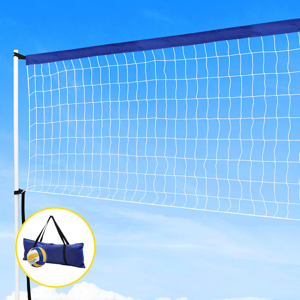 Everfit 6M Portable Volleyball Net Set Adjustable Height Multi-Sport Net with Ball and Bag-6