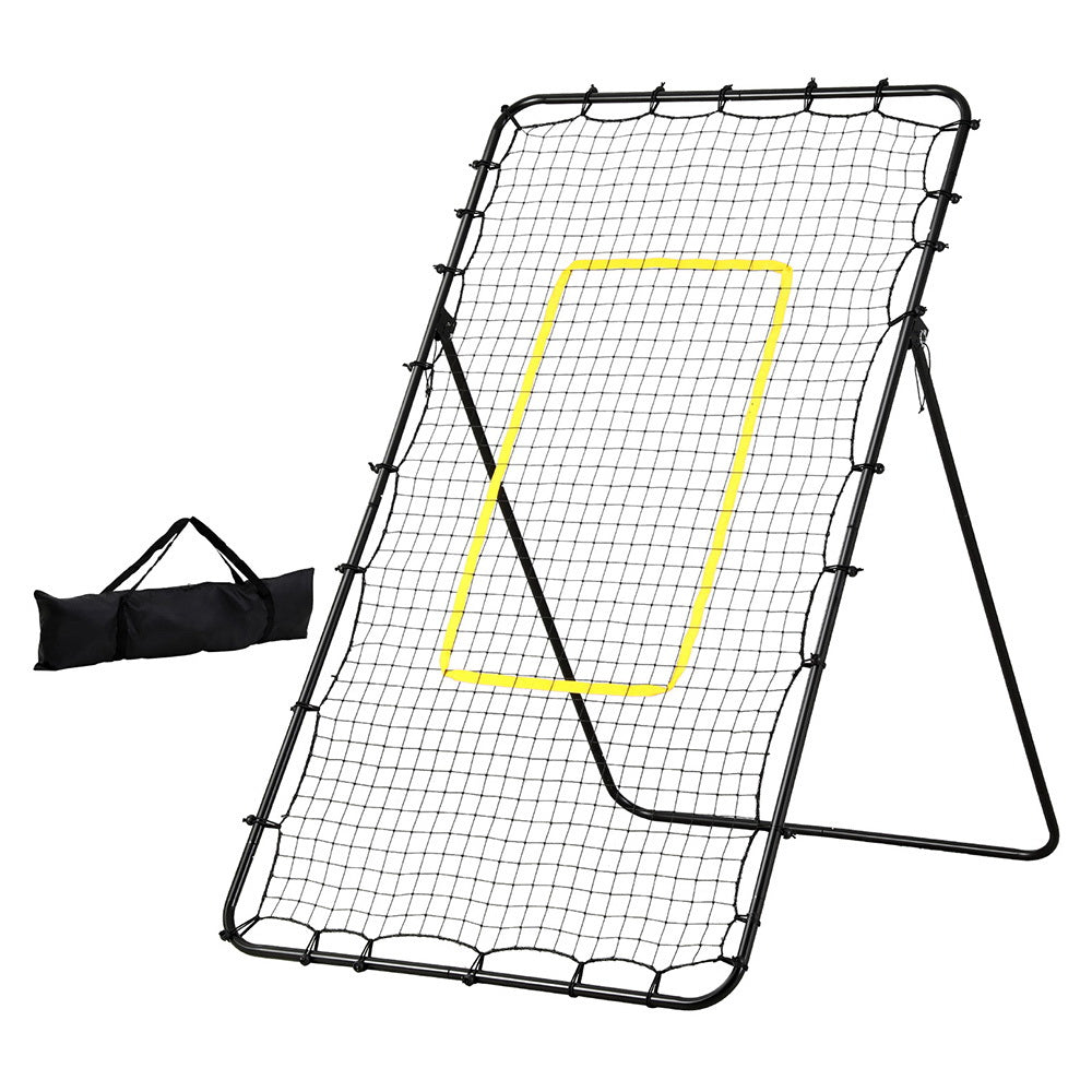 Everfit 7ft 2.1M Volleyball Net Football Baseball Goal Netting with Frame Angle Adjustable Rebounder-0