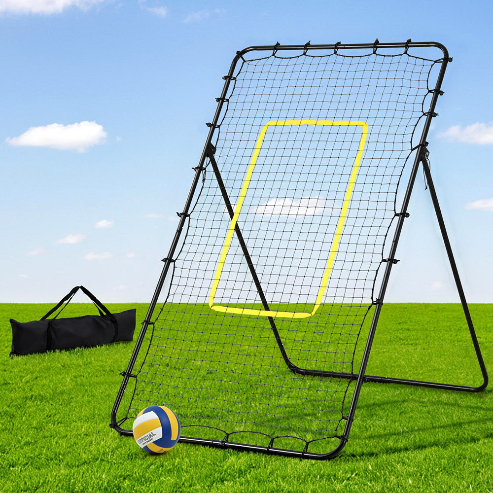 Everfit 7ft 2.1M Volleyball Net Football Baseball Goal Netting with Frame Angle Adjustable Rebounder-6