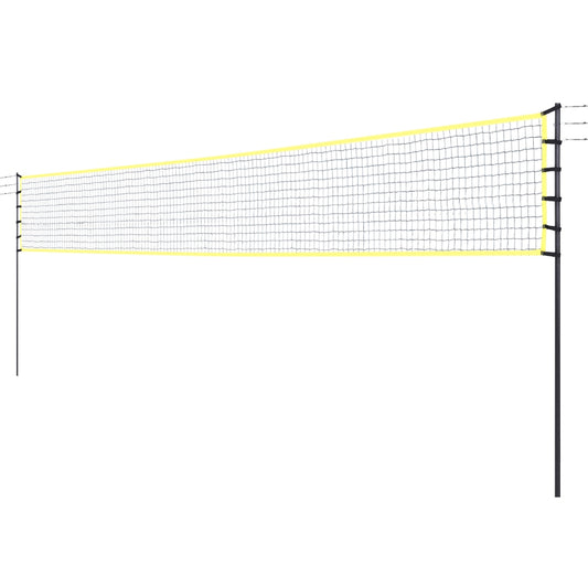 Everfit 9M Portable Volleyball Net Set with Ball Boundary Lines Badminton Tennis-0
