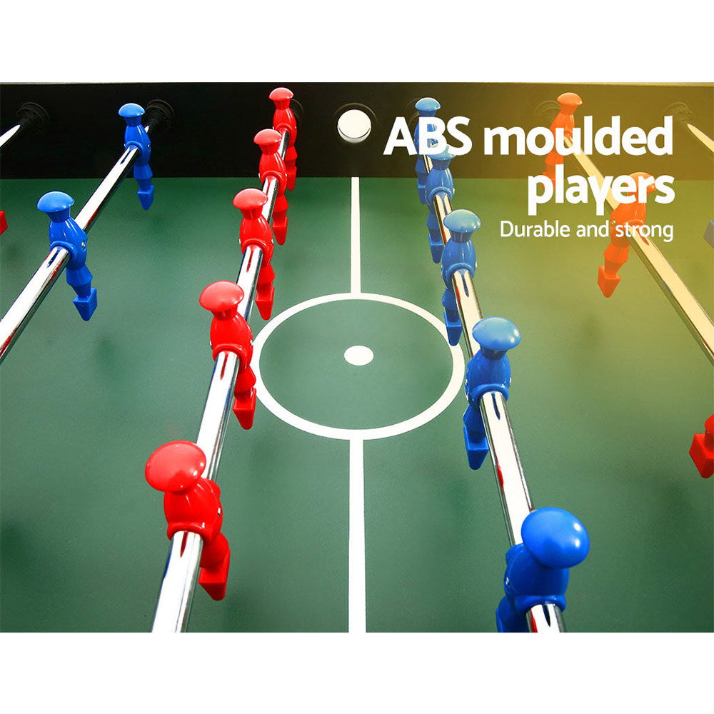 4FT Soccer Table Foosball Football Game Home Family Party Gift Playroom Blue-3