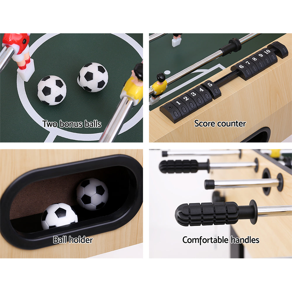 4FT Soccer Table Foosball Football Game Home Family Party Gift Playroom Foldable-3