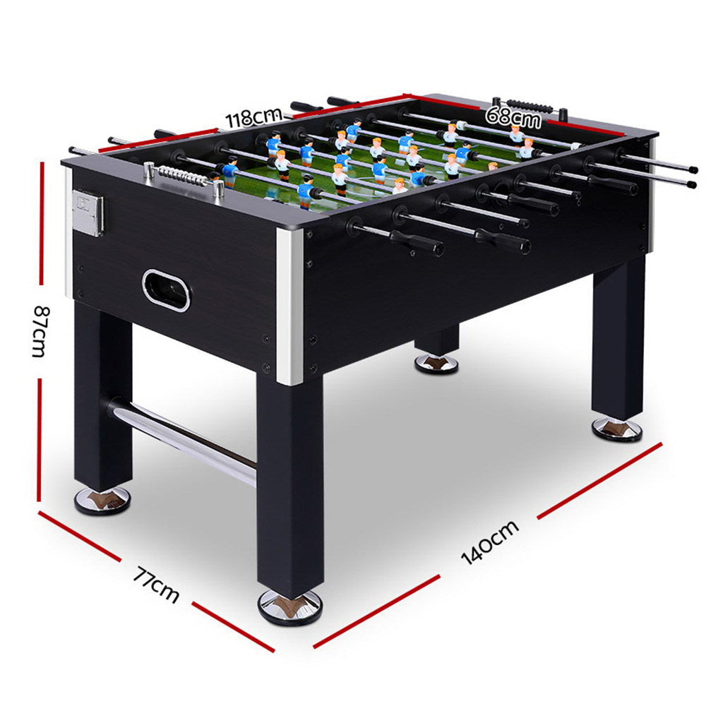 5FT Soccer Table Foosball Football Game Home Family Party Gift Playroom Black-1