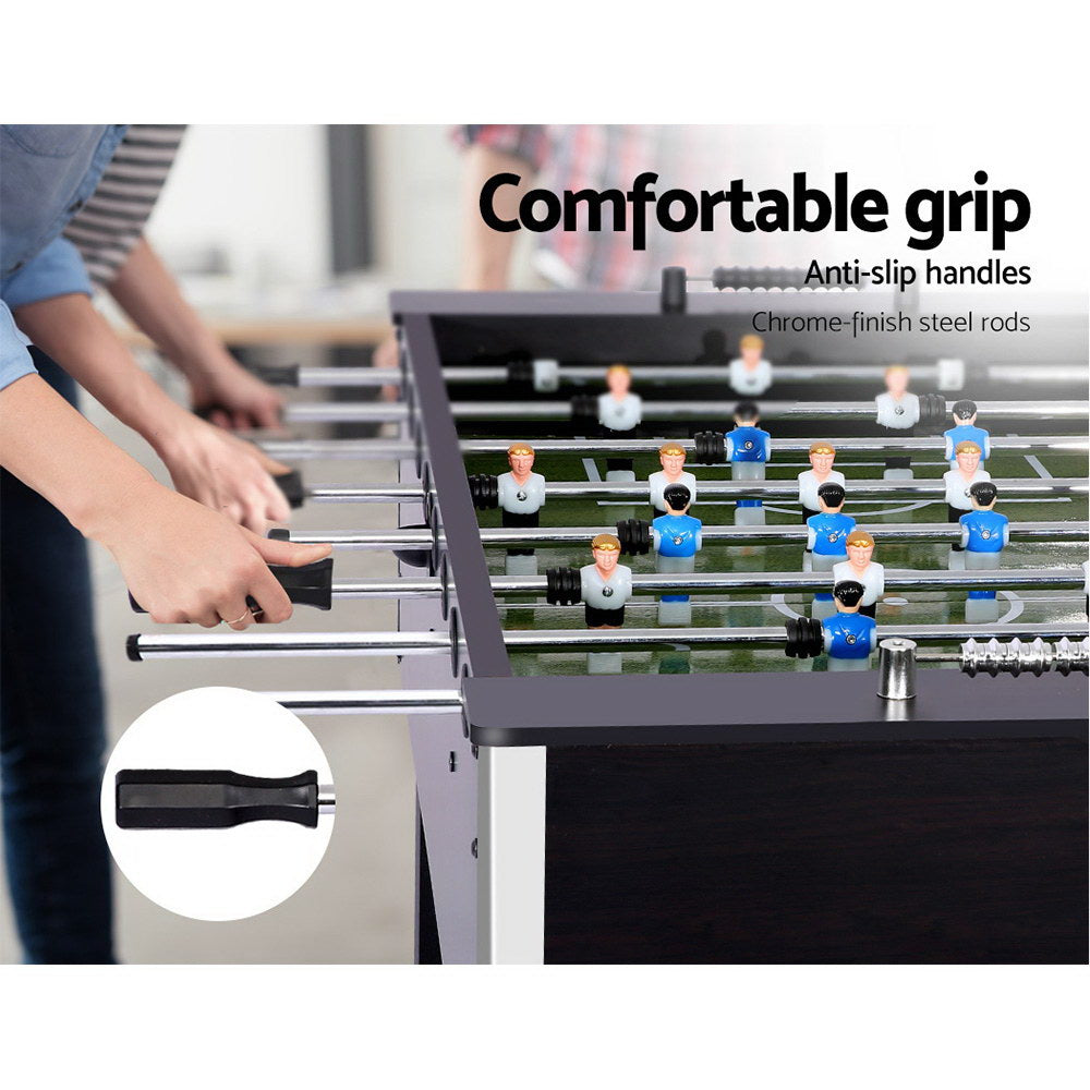 5FT Soccer Table Foosball Football Game Home Family Party Gift Playroom Black-2