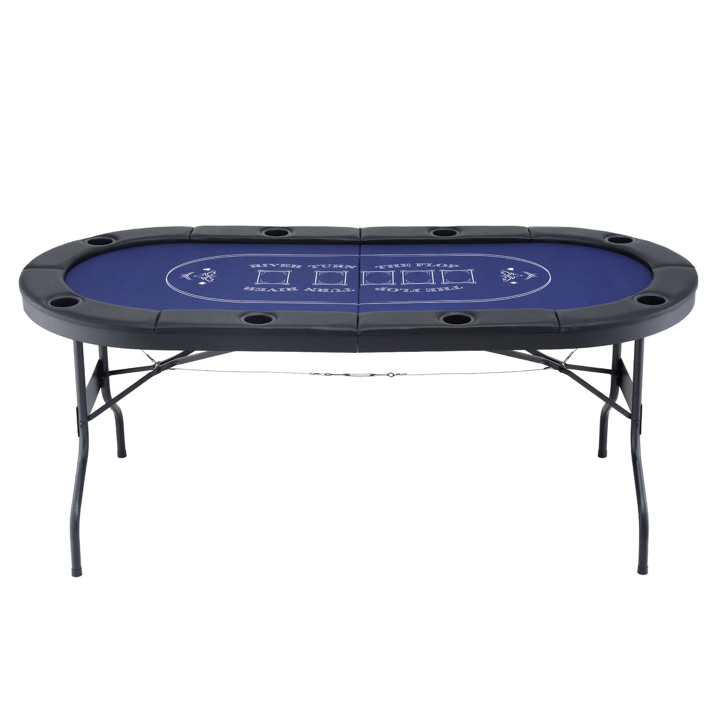 Poker Table Top Folding Poker Table 8 Player 183cm-2
