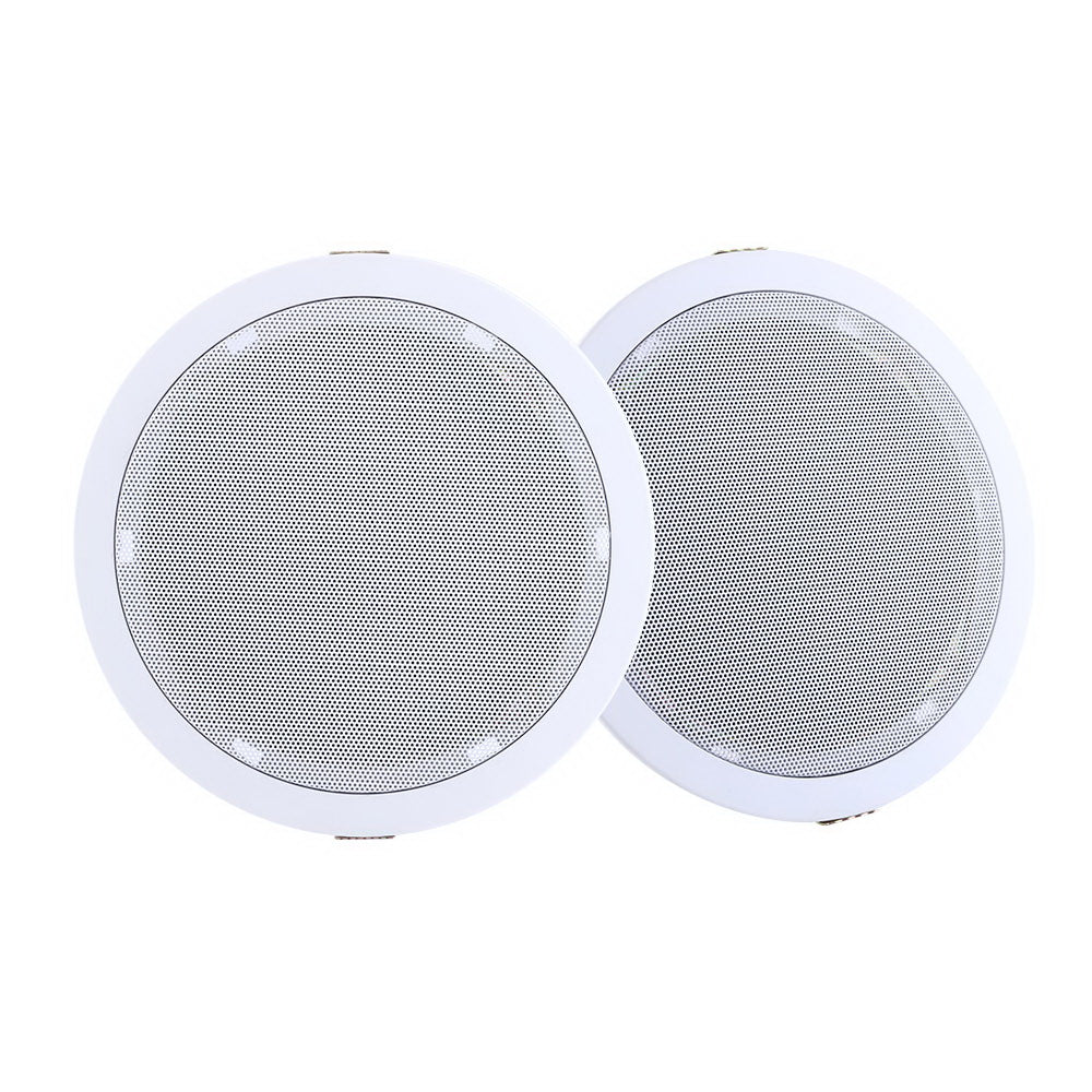 2 x 6" In Ceiling Speakers Home 80W Speaker Theatre Stereo Outdoor Multi Room-0