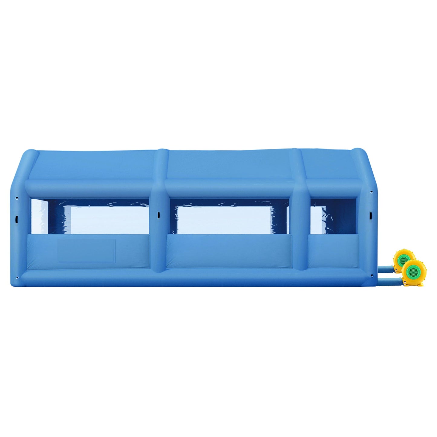 Giantz Inflatable Spray Booth Car Paint Tent 1000X500X350cm 2 Blowers Filter Mobile Garage Workstation-2