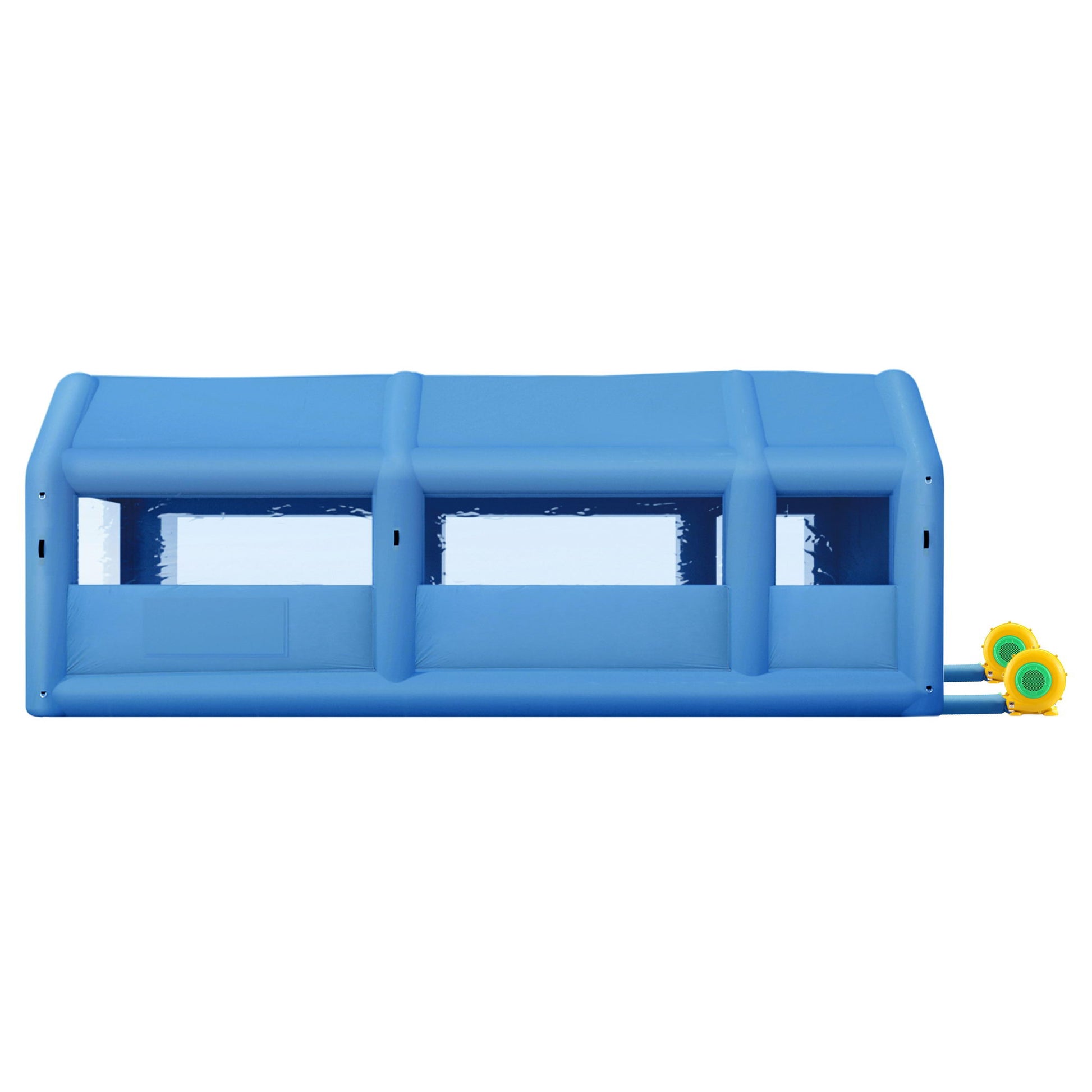 Giantz Inflatable Spray Booth Car Paint Tent 1000X500X350cm 2 Blowers Filter Mobile Garage Workstation-2