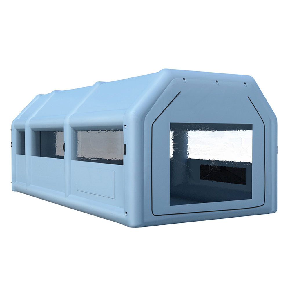 Giantz Inflatable Spray Booth 8.5X4.8M Car Paint Tent Filter System 2 Blowers-0