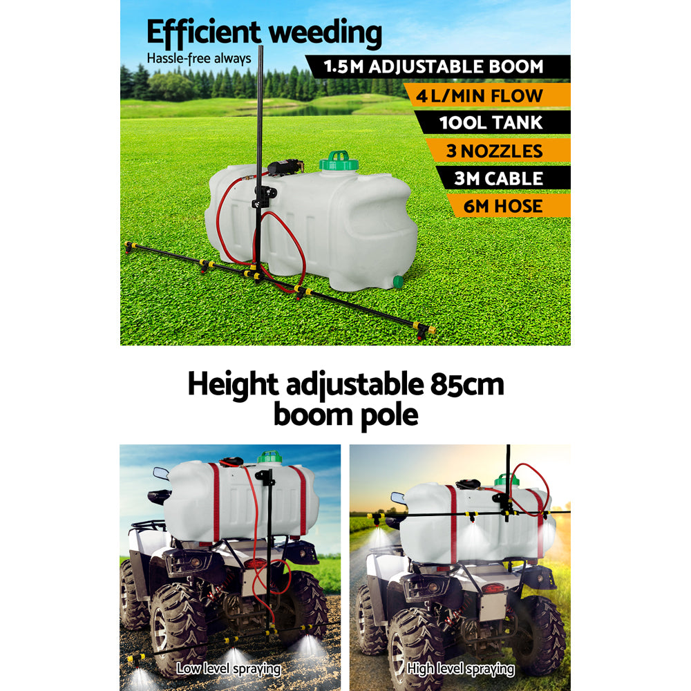 Giantz Weed Sprayer 100L 1.5M Boom Garden Spray-4