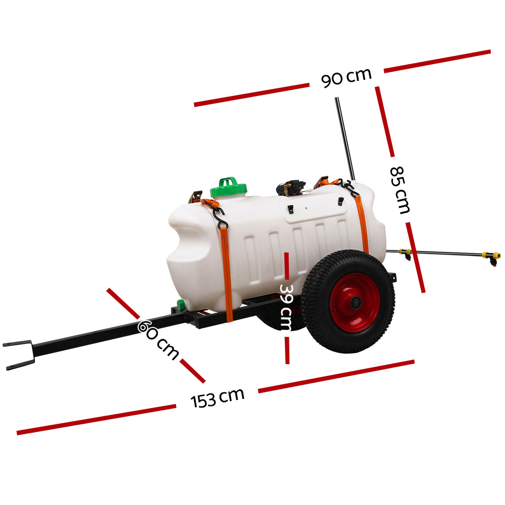 Giantz Weed Sprayer 100L Trailer 1.5M Boom Garden Spray-1