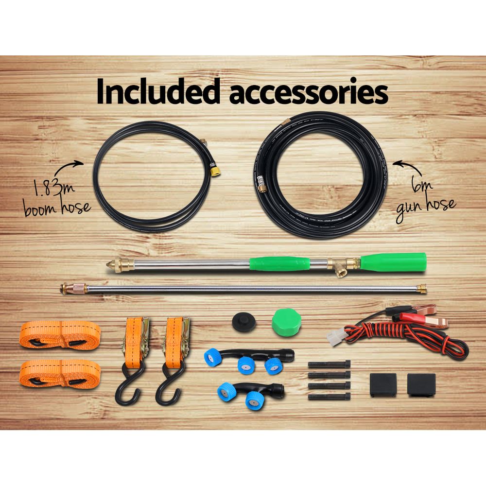 Giantz Weed Sprayer 100L Trailer 5M Boom Garden Spray-6