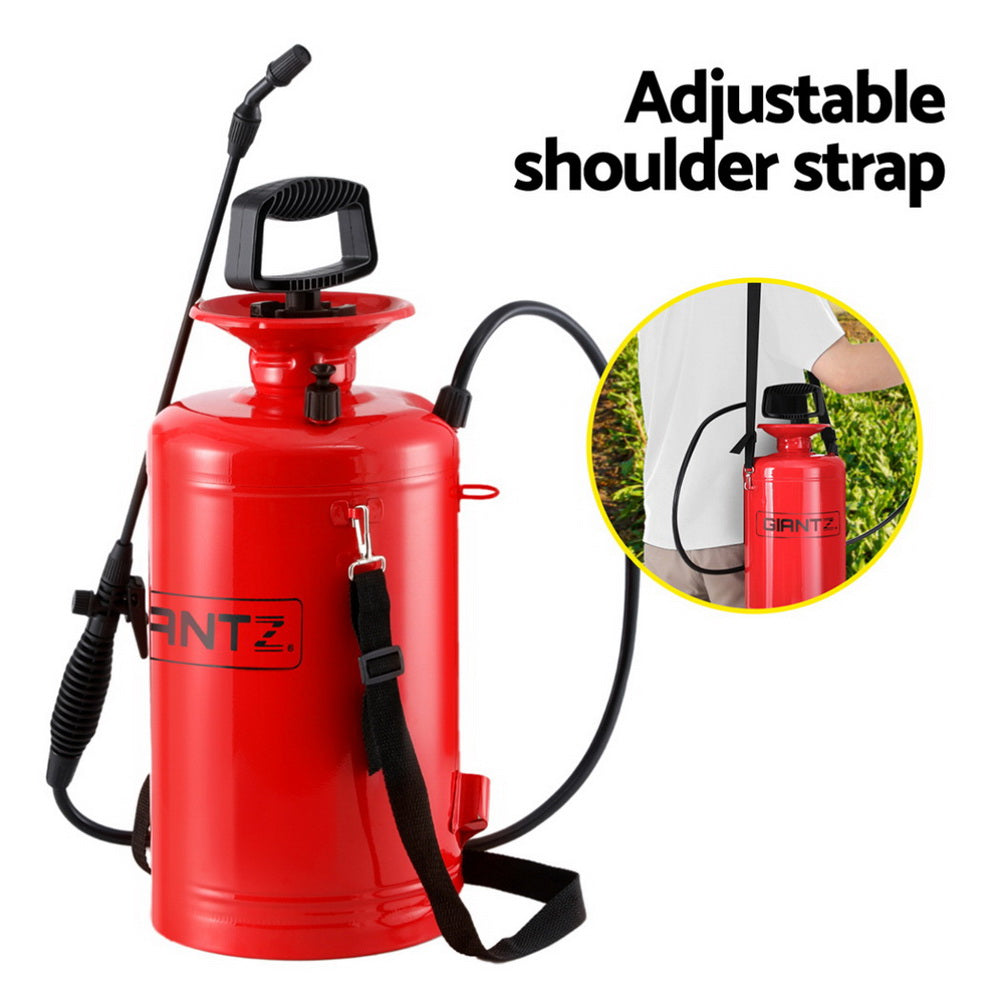 Giantz Weed Sprayer Pressure 7L Shoulder Pesticide Metal-5