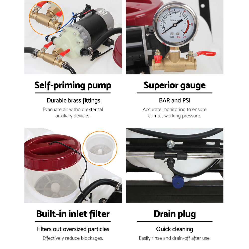 Giantz Weed Sprayer 60L Trailer 1.5M Boom Garden Spray-4