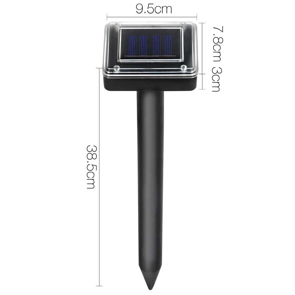 Vermitrap Set of 10 Ultrasonic Solar Powered Snake Repellent-1