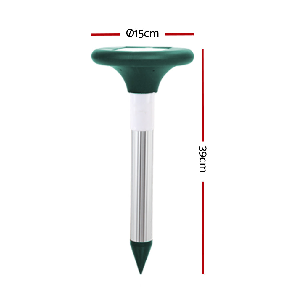 Gardeon Snake Repeller Set of 20 Multi Pulse Solar LED Plus Ultrasonic Pest Rodent-1