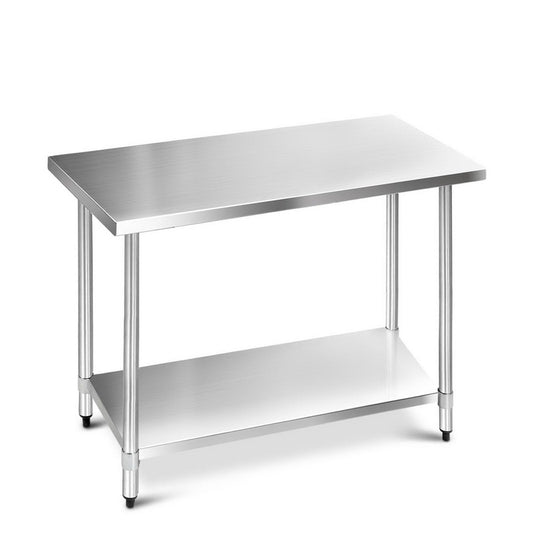 Cefito 1219x610mm Stainless Steel Kitchen Bench 304-0