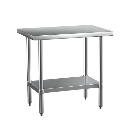 Cefito Stainless Steel Kitchen Benches Work Bench 910x610mm 430-0