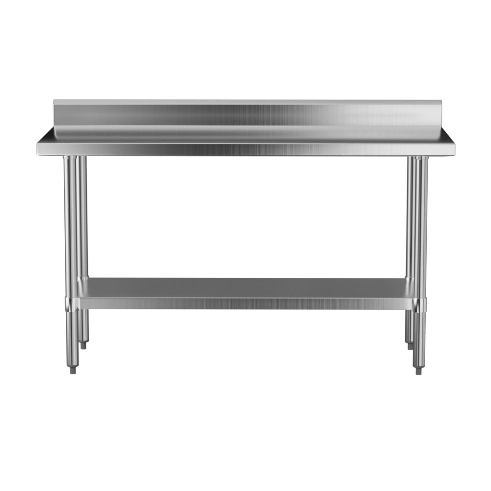Cefito Stainless Steel  Kitchen  Bench w/ Splashback 1500x600MM 430-2
