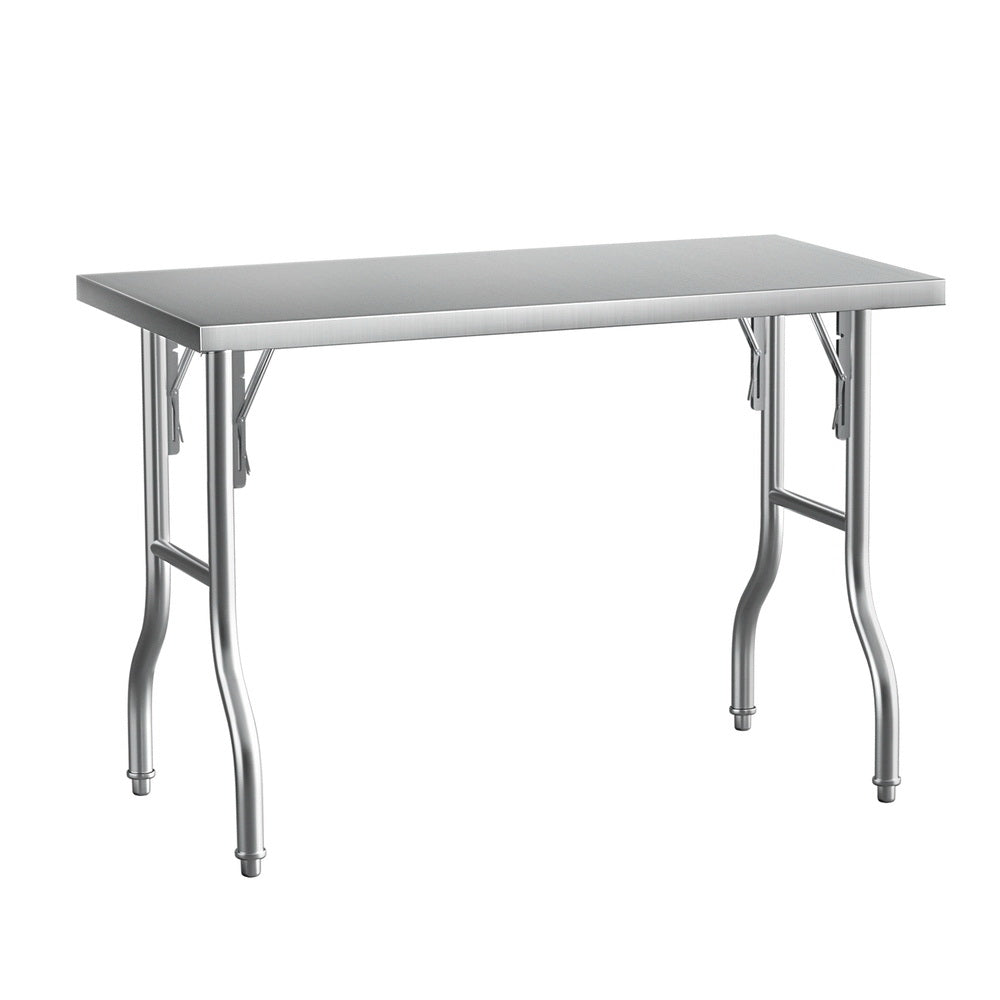 Cefito Stainless Steel Kitchen Benches Work Bench Food Foldable 430-0