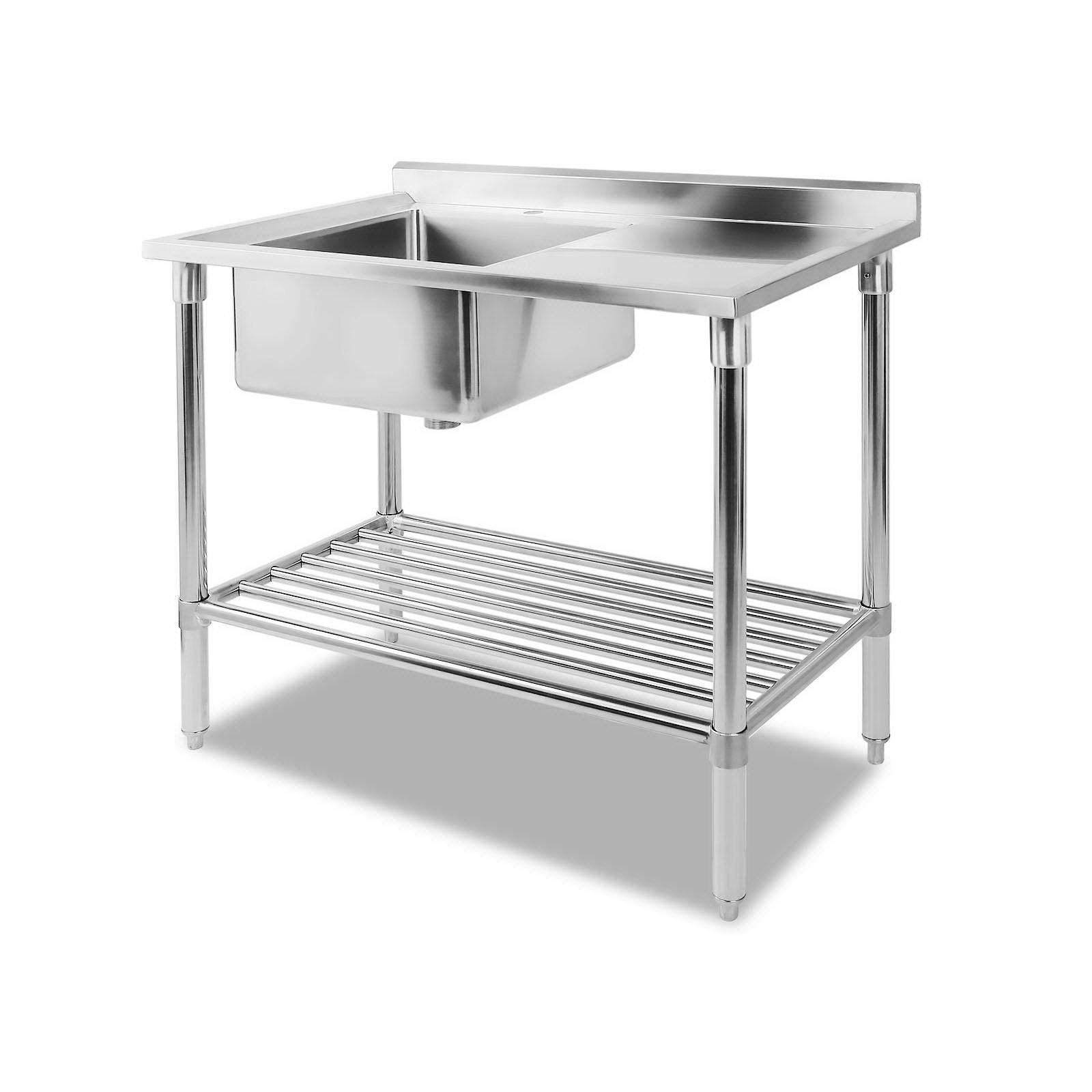 Cefito 100x60cm Stainless Steel Sink Bench Kitchen 304-0