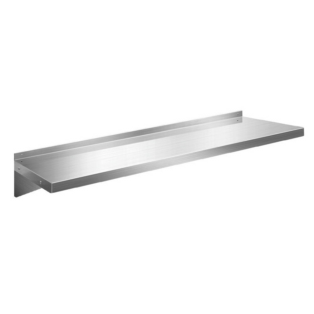 Cefito 1200mm Stainless Steel Kitchen Wall Shelf Mounted Rack-0