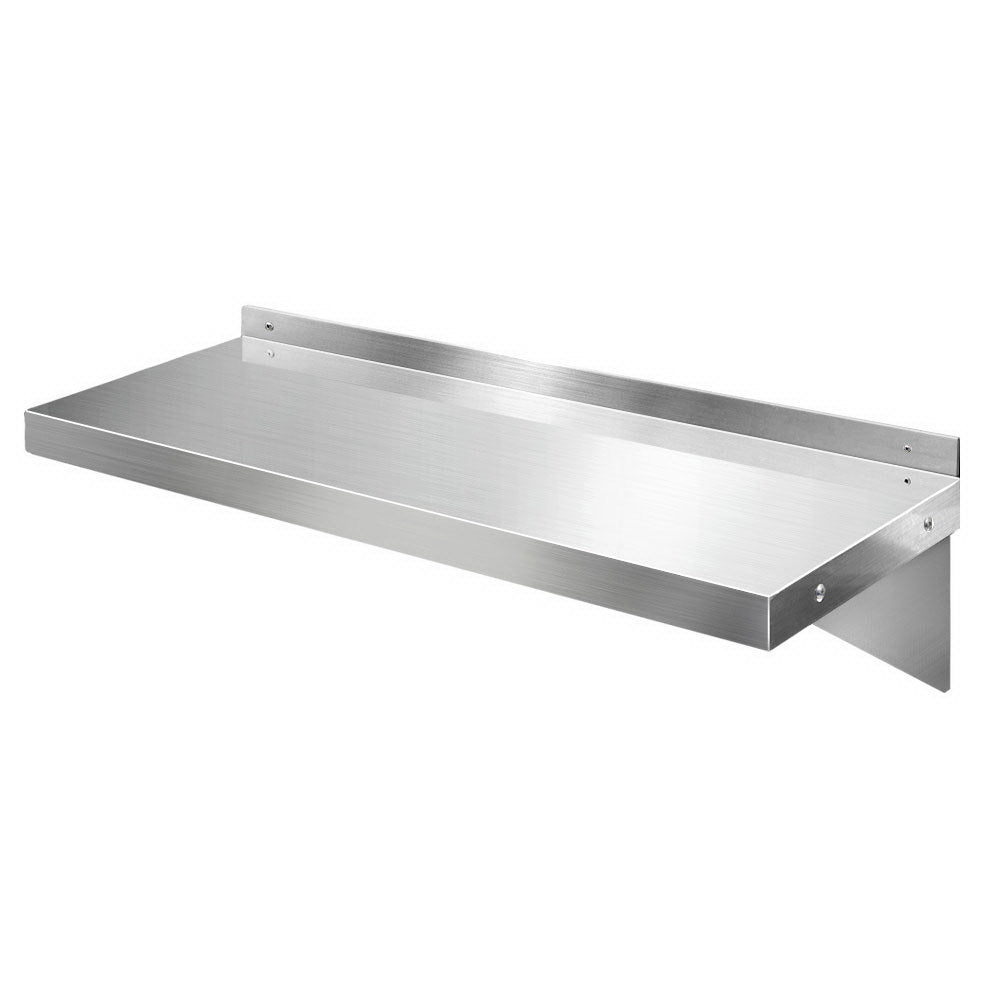 Cefito 900mm Stainless Steel Kitchen Wall Shelf Mounted Rack-0