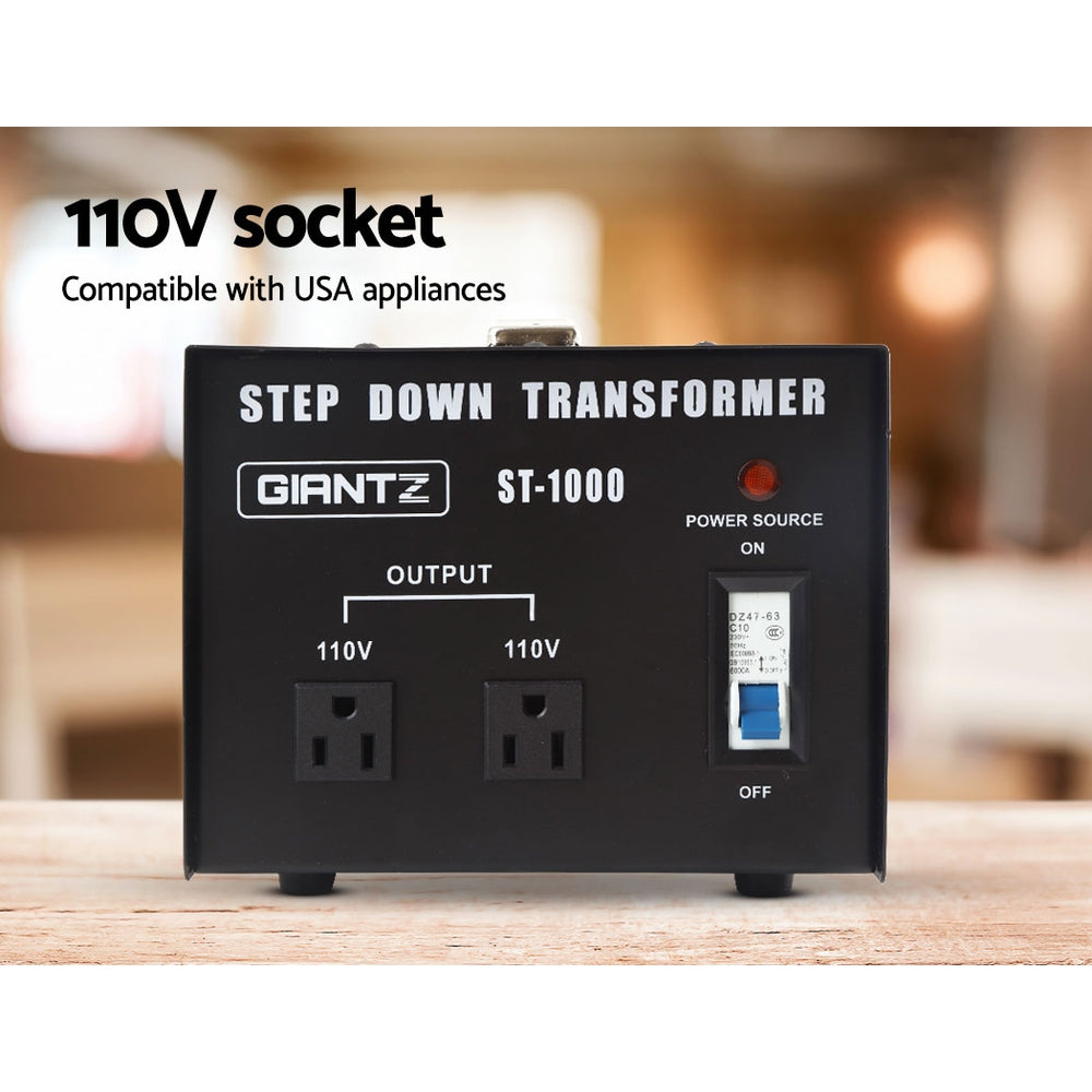 Giantz 1000 Watt Step Down Transformer-3