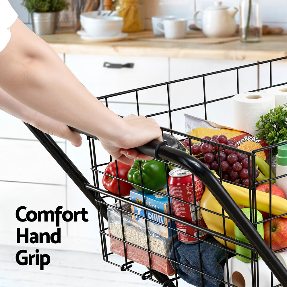 Emajin Foldable Shopping Trolley Cart-5